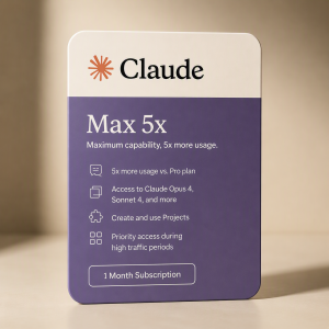 Claude Max 5x (M/M)