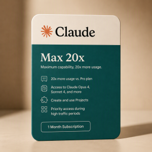 Claude Max 20x (M/M)